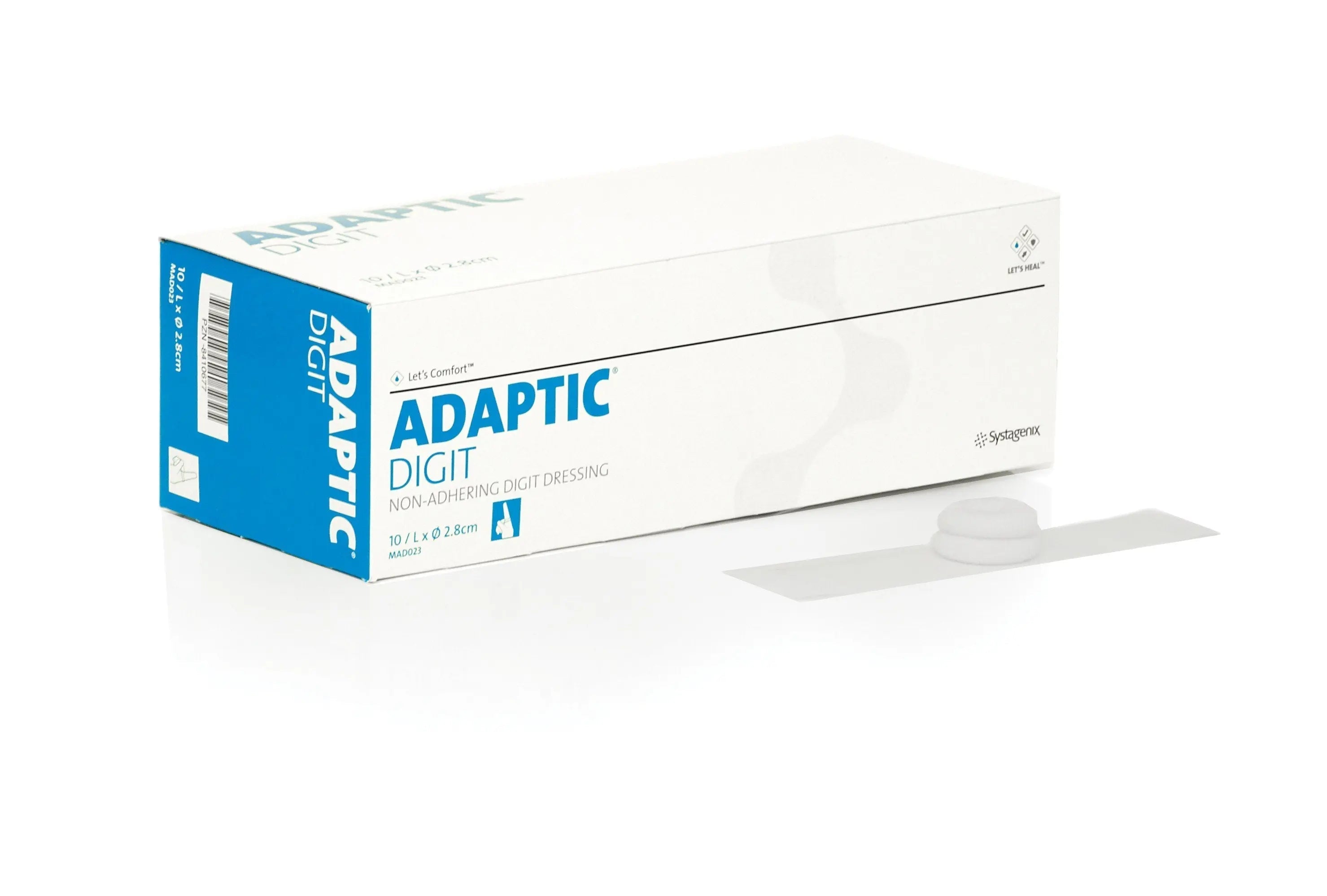 JNJ MAD023 BX/10 ADAPTIC® DIGIT NON-ADHERING DIGIT DRESSING LARGE 2.8CM ?