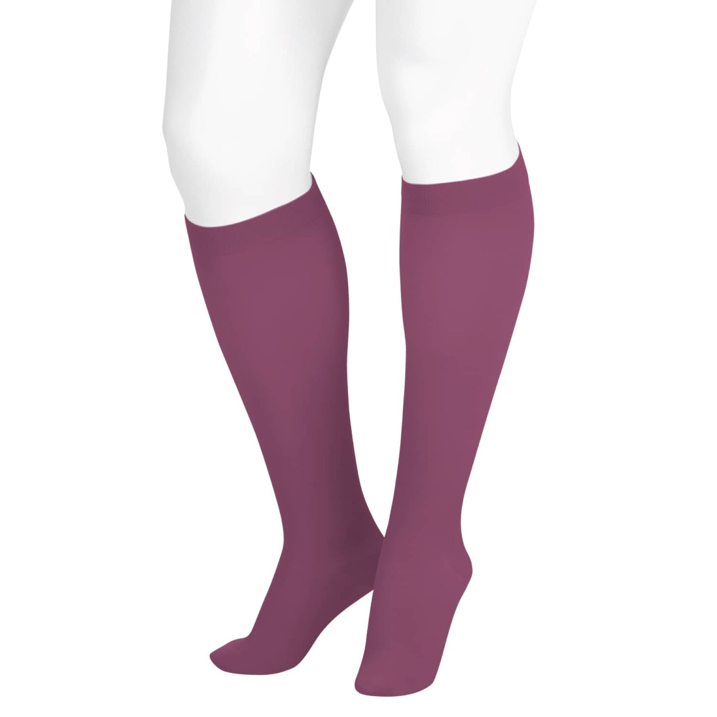 Juzo Soft Knee 20-30mmHg Knee High FF Short, Size 2, Closed Toe, Colour Wisteria