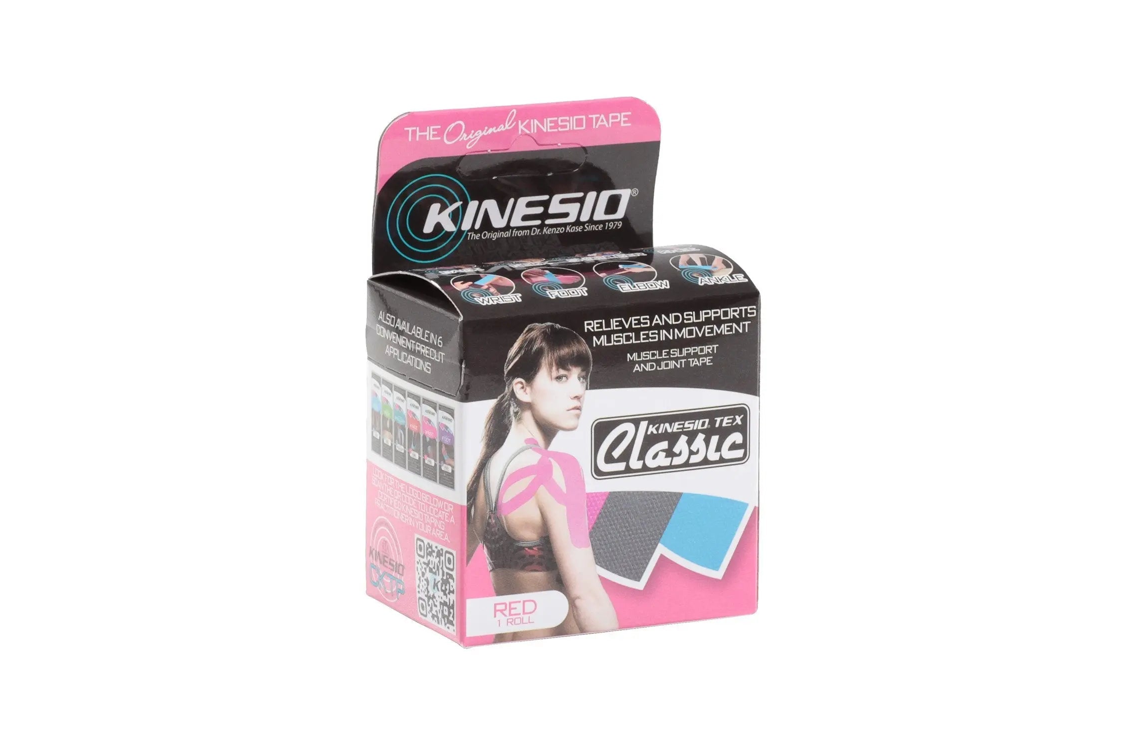 KIN CKT85024 EA/1 KINESION TEX CLASSIC 5CM X 4M RED