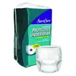 KND 1615 CS/4BG (18EA/BG) SURE CARE PROTECTIVE UNDERWEAR, HEAVY, LARGE (44"-54"), 2 BLUE STRANDS