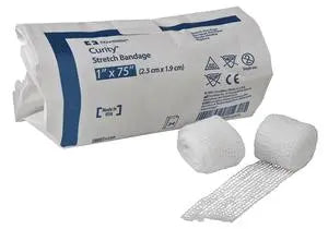 KND 2239 BX/24 CURITY STRETCH BANDAGE,NON-STERILE 1" X 75"