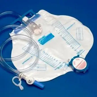 KND 6209 (CS20) EA/1 CURITY BEDSIDE DRAIN BAG W/ MONO-FLO ANTI-REFLUX DEVICE & CSR WRAP 2000CC