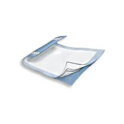 KND 984 CS/6BG (10EA/BG) WINGS FLUFF AND POLYMER BREATHABLE UNDERPAD 30" X 36" LT. BLUE