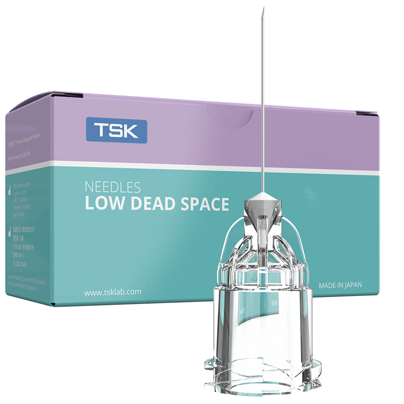 HYPODERMIC NEEDLE 02X9MM (3/8) LOW DEAD SPACE HUB