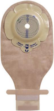 MAR 7256629 BX/10 ONE -PIECE PRE_CUT DRAINABLE POUCH WITH AQUATACK HYDRCOLLOID DEEP CONVEX BARRIER ANED KWIXK-KLOSE FASTENER 1 1/8" OPENENING,9" L X 5-3/4" W, OPAQUE,16OZ ODOR-PROOF