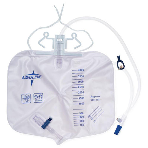 Drainage Bag, 4000ml, Anti-Reflux Tower With Slide-Tap, Or Sterile, Luer Lock - Ea/1 - Home Health Store Inc
