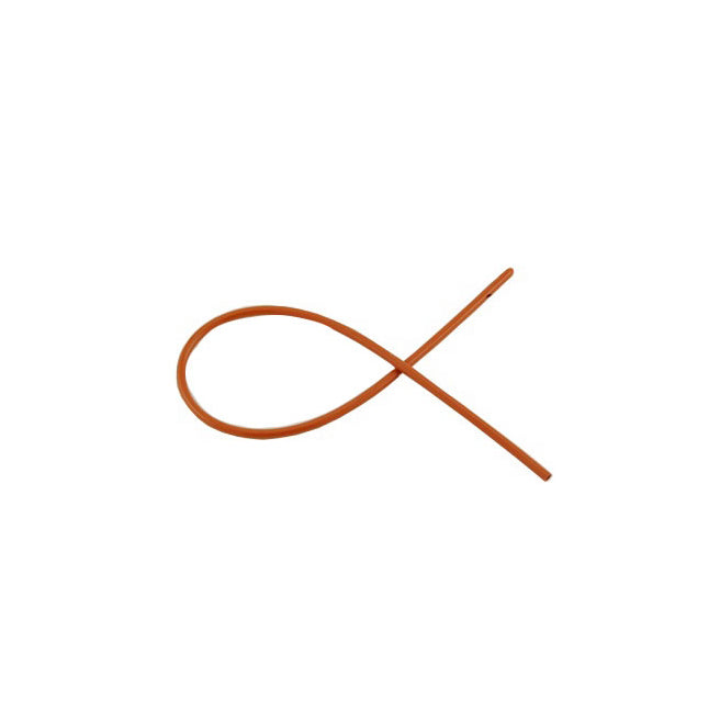 MEDRX 63-5012 BX/100 CLEAR PLASTIC FEMALE PEDIATRIC INTERMITTENT CATHETER 12FR 6IN W/O CONNECTOR,2 EYES