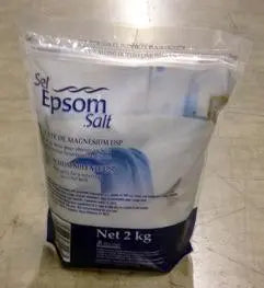 MED 318-295881 1/EA Epsom Salts 2kg bag