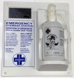 MED F4560701 EA/1 PORTABLE EYE WASH STATION, HOLDS 1L BOTTLE, SOLUTION NOT INCLUDED