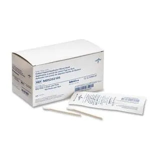 MED MDS202105 (10PK/CS) 100PK/BX STERILE COTTON TIPPED APPLICATORS (PACKS OF 2)