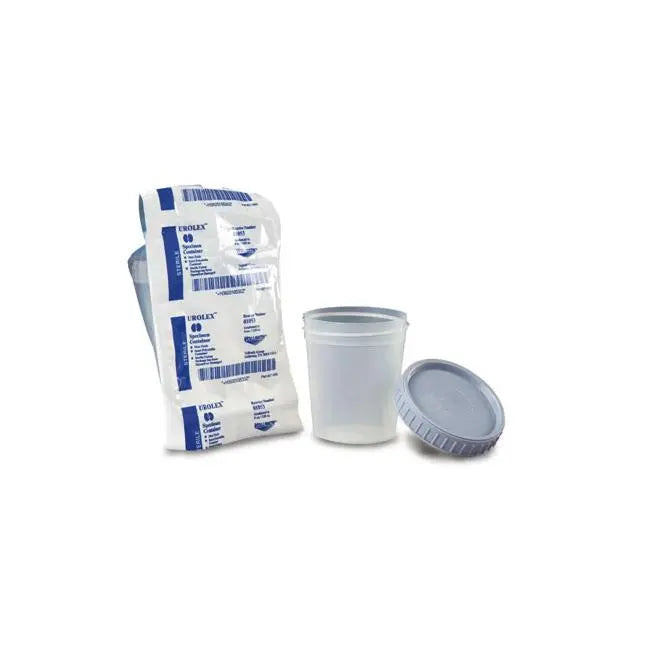 MMP 01053 CS/100 STERILE SPECIMEN CONTAINER, SCREW CAP, 4.5 OZ.