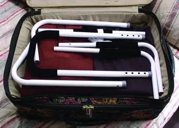 MTS 505 EA/1 TRAVEL BED RAIL.HANDLE WIDTH(OUTER) 8.75"(INNER) 7",LENGTH 29",WIDTH 10.5-27".WEIGHT CAP 250lbs.