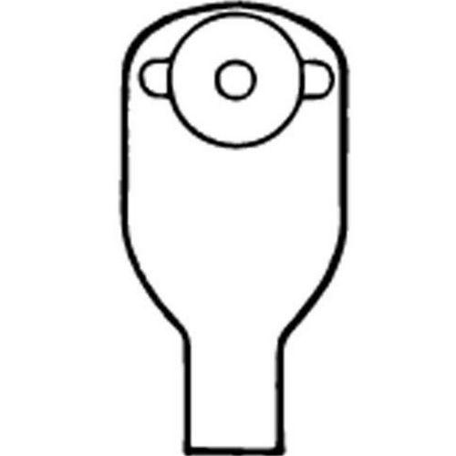 NUH 40-7208-DC BX/10 NU-COMFORT DEEP CONVEX DRAINABLE POUCH, PRE-CUT 1IN ROUND OPENING (NON-RETURNABLE)