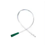 Clear Plastic Female Intermittent Catheter W/O Connector, 2 Eyes - Box of 100