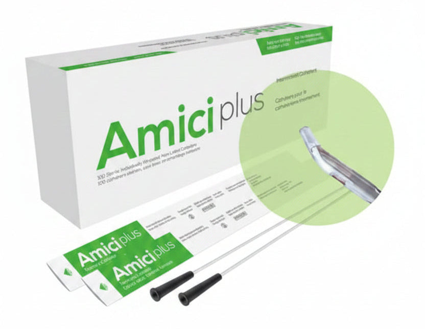 OOS 5710 BX/100 AMICI PLUS TIEMANN INTERMITTENT CATHETERS, SIZE 10FR 16IN