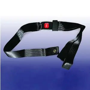 PMI 3065 EA/1 PMI SEAT BELT, AUTO-STYLE PUSH BUTTON RELEASE BUCKLE, FOR USE ON ALL WHEELCHAIRS, NYLON