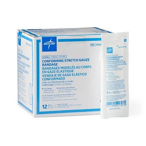 Conform Stretch Gauze Bandage 4" X 4.1 Yd, Sterile, Box/12
