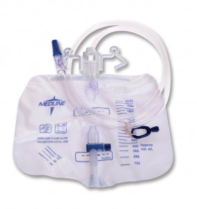 Economical Urinary Drain Bag W/ Anti-Reflux Tower, Slide-Tap Drainage Port Latex-Free 2000ml