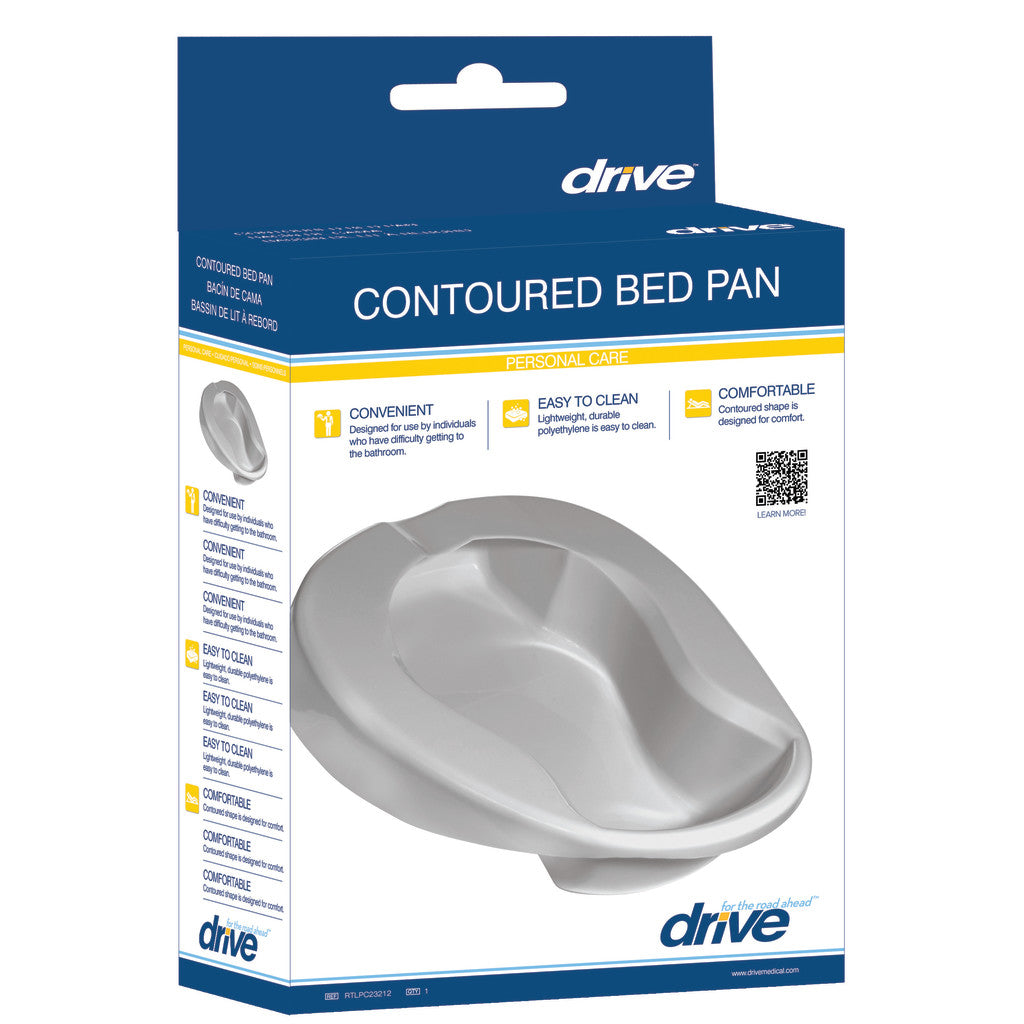 Drive Medical Contoured Bed Pan