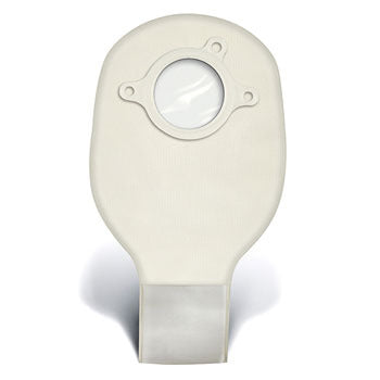 Little Ones® Two-Piece Drainable Pouch, Flange 1-1/4" (32mm), Transparent 6" (15.2cm), Tail Clip - Box Of 10 - Home Health Store Inc