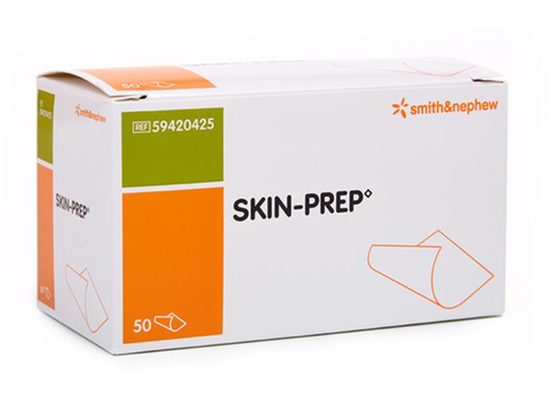 Skin-Prep Wipes - Box Of 50