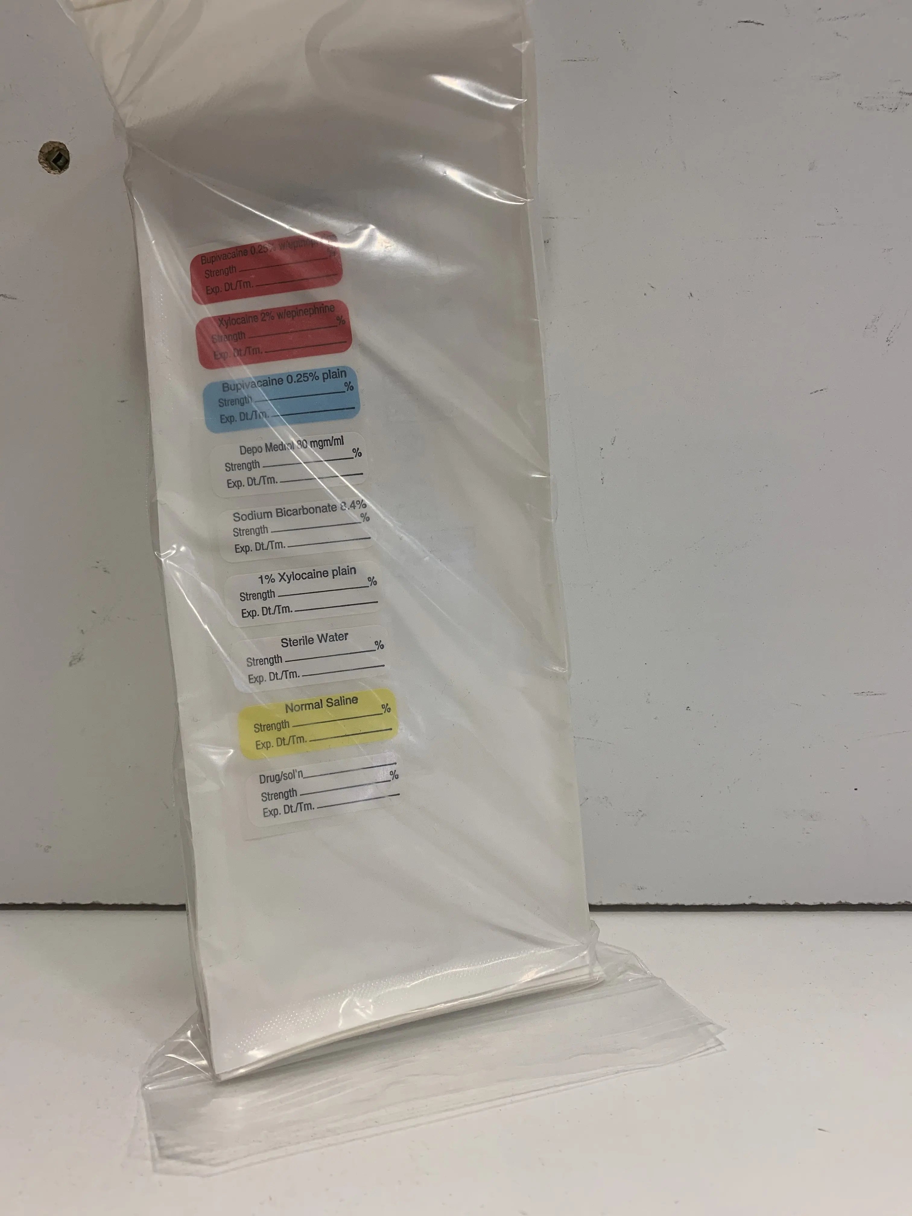 SOU 2140023111 (PK/8) 1/PK STERILE LABELS, 3 COLOURS