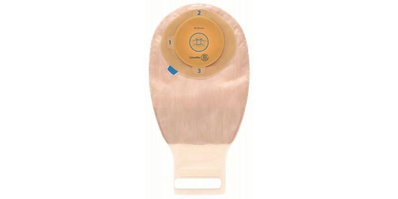 SQU 413521 BX/10 ESTEEM MOLDABLE 1-PIECE TAN DRAINABLE POUCH, SIZE MEDIUM 20-30MM