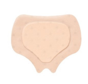 Bx/5 Aquacel Ag Foam Adhesive Sacral Dressing 20cm X 16.9cm