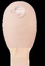 SQU 421746 BX/10 NATURA+ 2-PIECE DRAINABLE POUCH W/ INVISICLOSE TAIL 38mm (1 1/2") 29cm L (11.4") OPAQUE WINDOW & FILTER W/ 2-SIDED COMFORT PANEL