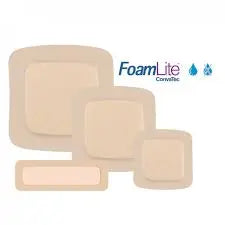 SQU 421928 BX/10 FOAMLITE MOISTURE-RETENTIVE DRESSING (10 x 20)CM PERFORATED THIN FLEXIBLE SILICONE ADHESIVE