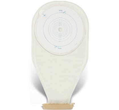 SQU 650803 BX/10 ACTIVE LIFE DRAINABLE POUCH WITH STOMAHESIVE SOLID SKIN BARRIER CUT-TO-FIT WITHOUT FILTER TRANSPARENT ,35.5Cm (14")