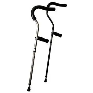 STD 7001 PK/2 MILLENNIAL JUNIOR CRUTCHES, CHARCOAL GRAY