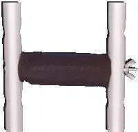 SW CRPD31 PR/2 CRUTCHMATE HANDGRIPS, SMALL