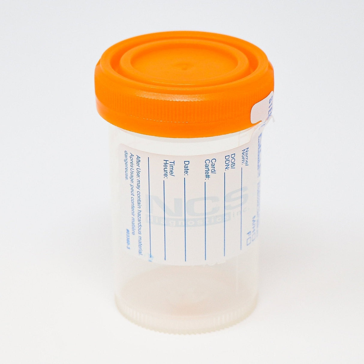 Sterile Specimen Cup 80ML, 100/bag