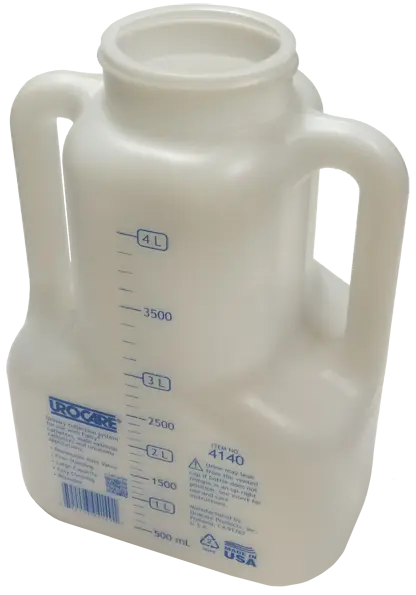 URO 4140 EA/1 URINARY DRAINAGE BOTTLE, SIZE X-LARGE.