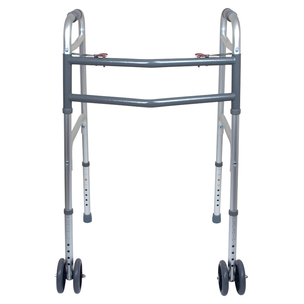 ProBasics Bariatric 2-Button Walker with Wheels
