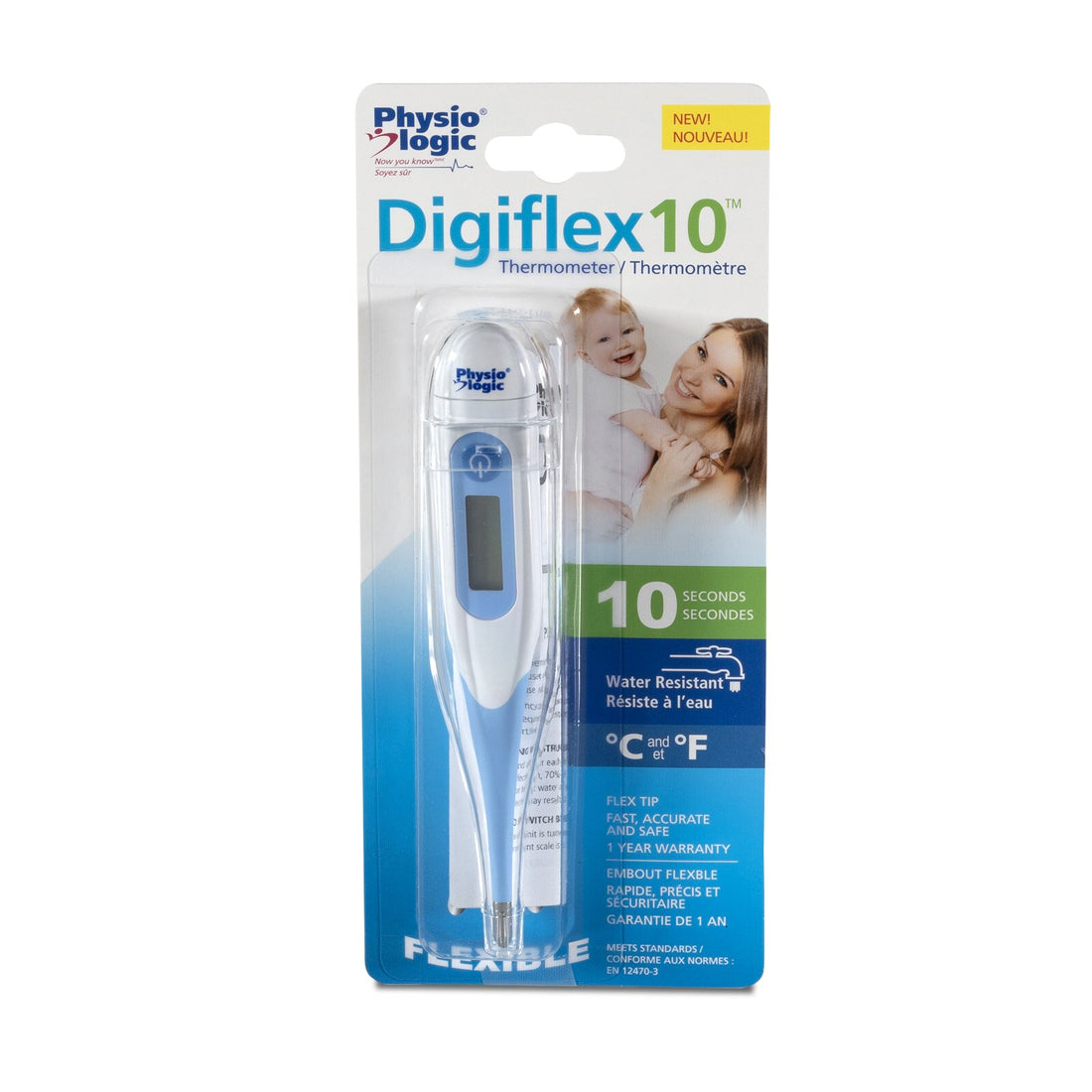 Physio Logic Digiflex10 Thermometer with Flexible Tip