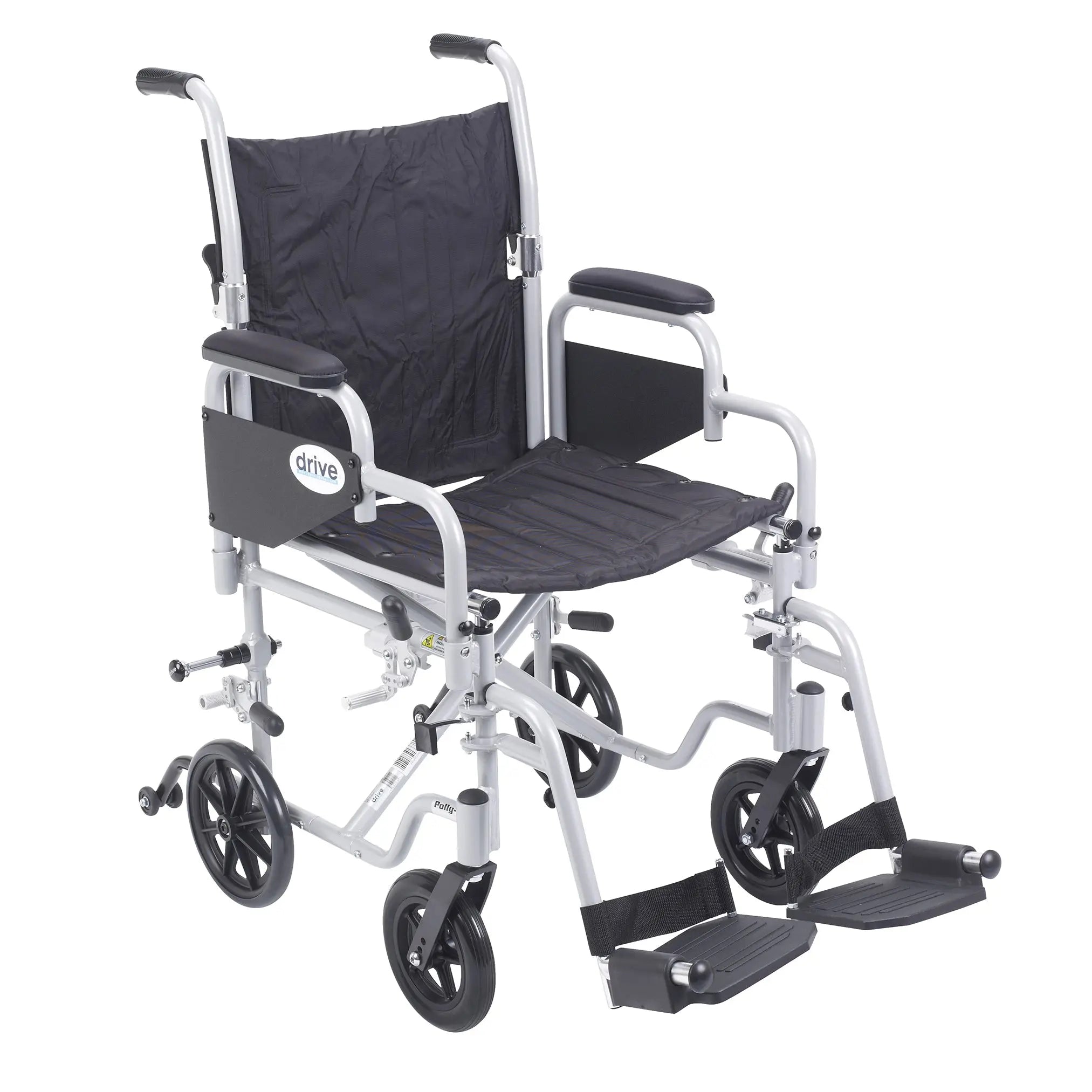 Poly Fly Light Weight Transport Chair Wheelchair with Swing away Footrest - Home Health Store Inc