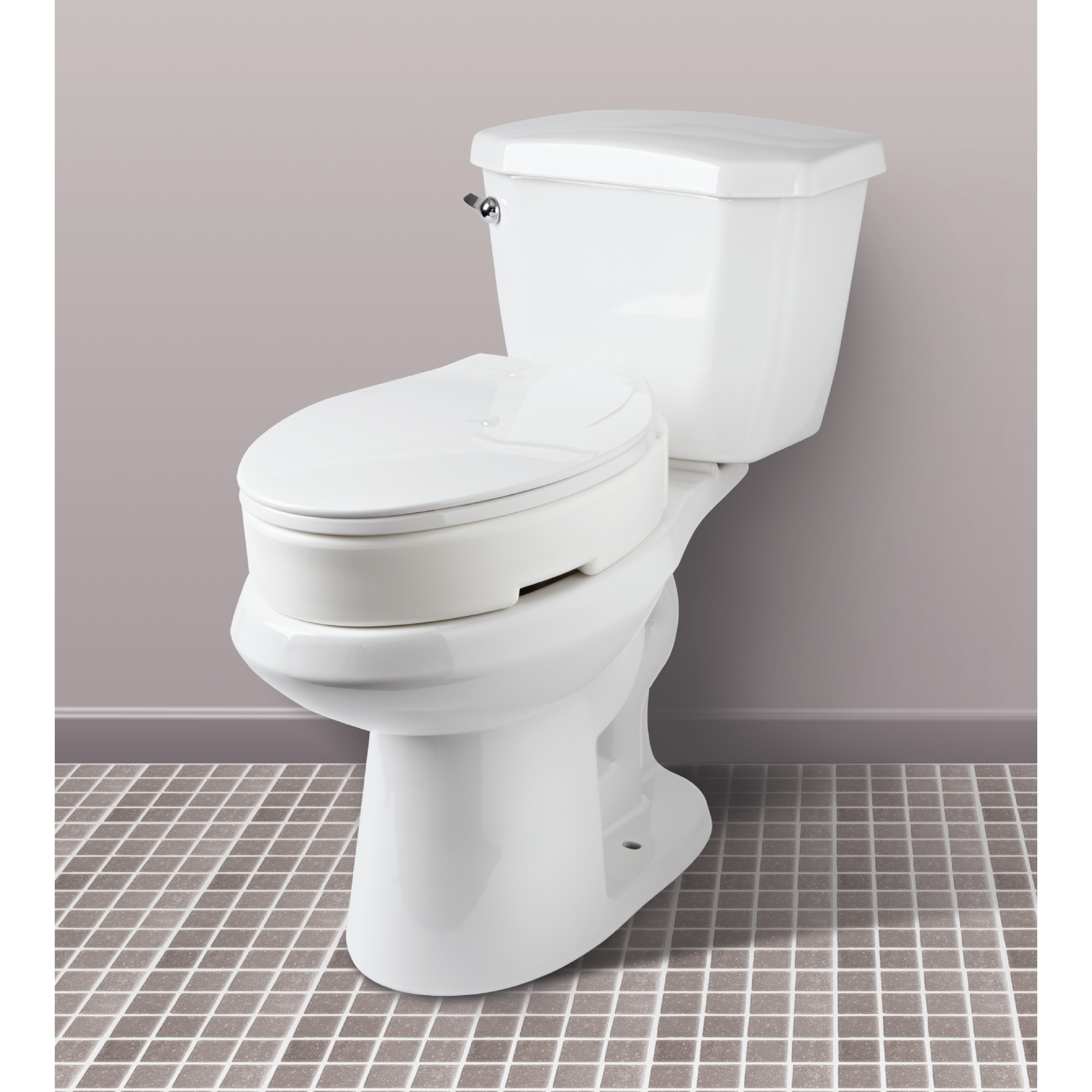 Carex Flip Up Raised Toilet Seat