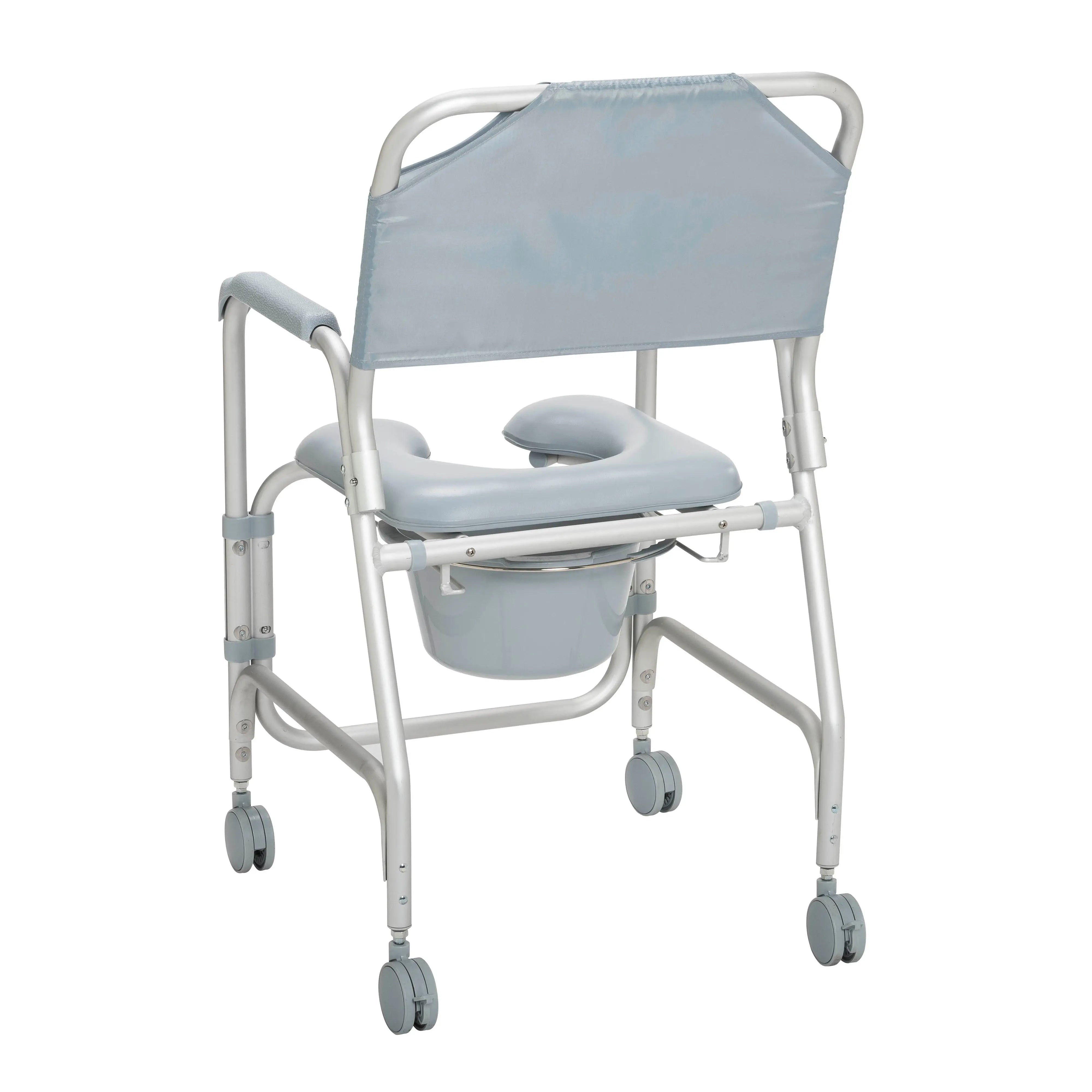 Lightweight Portable Shower Chair Commode with Casters - Home Health Store Inc