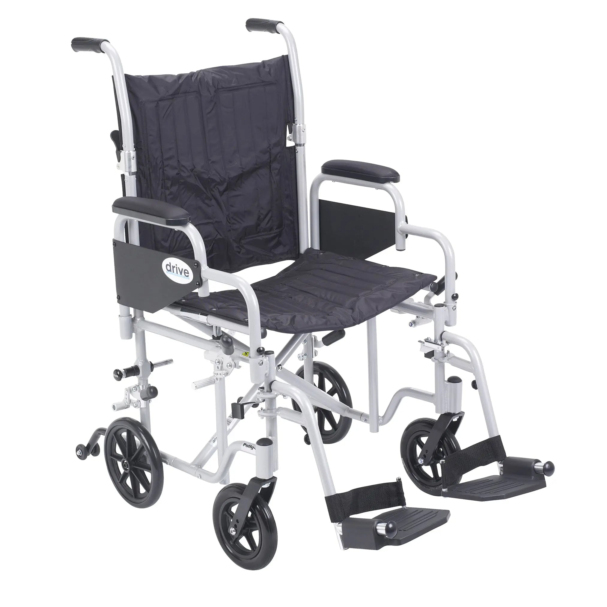 Poly Fly Light Weight Transport Chair Wheelchair with Swing away Footrest - Home Health Store Inc