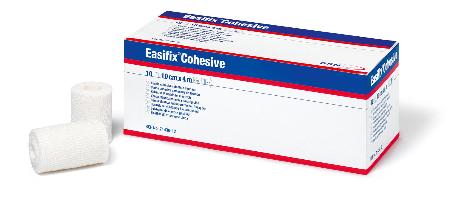 Easifix Cohesive Self-Adhesive Fixation Bandage 12cm X 4m (Stretched) - Box Of 10 - Home Health Store Inc