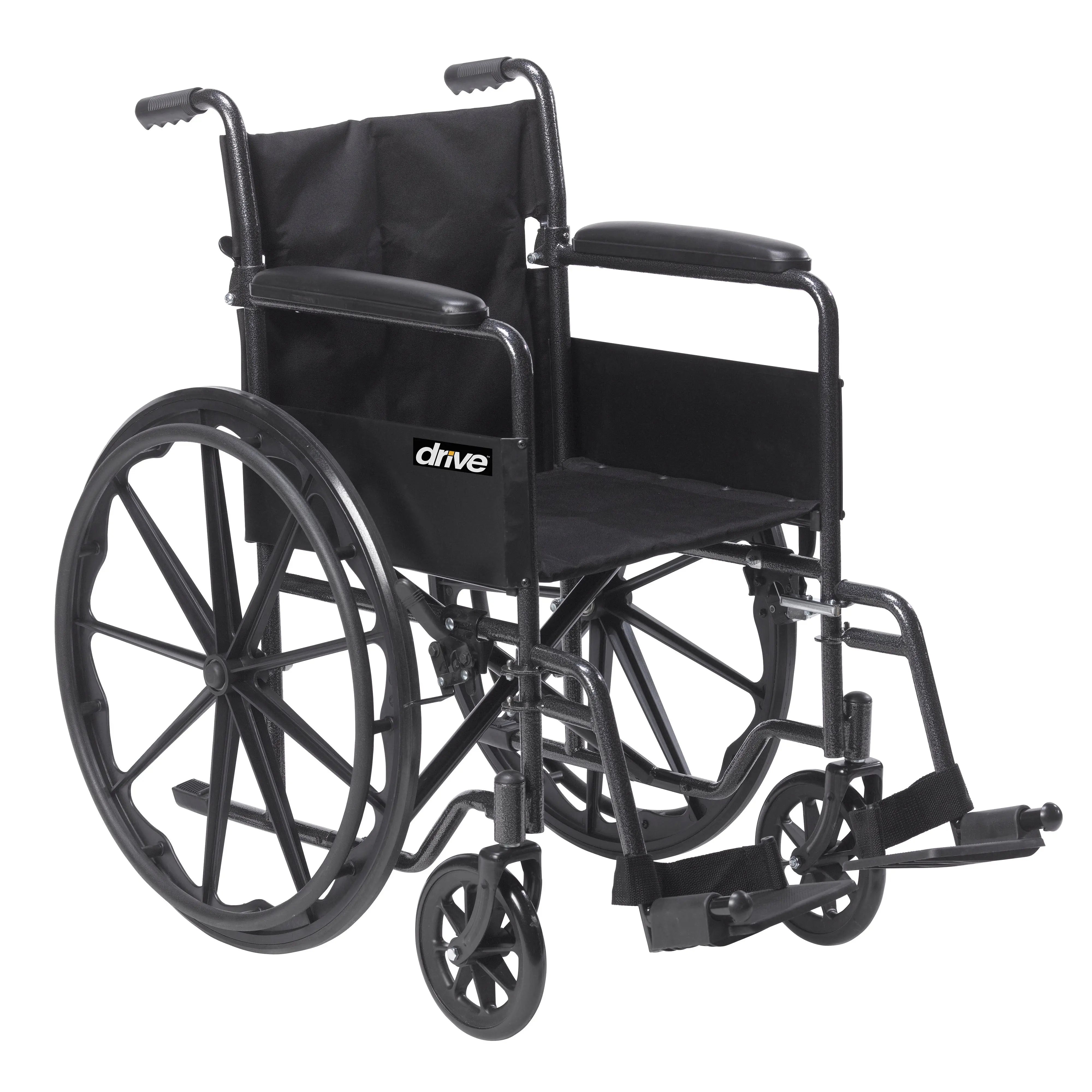 Silver Sport 1 Wheelchair with Full Arms and Swing away Removable Footrest - Home Health Store Inc
