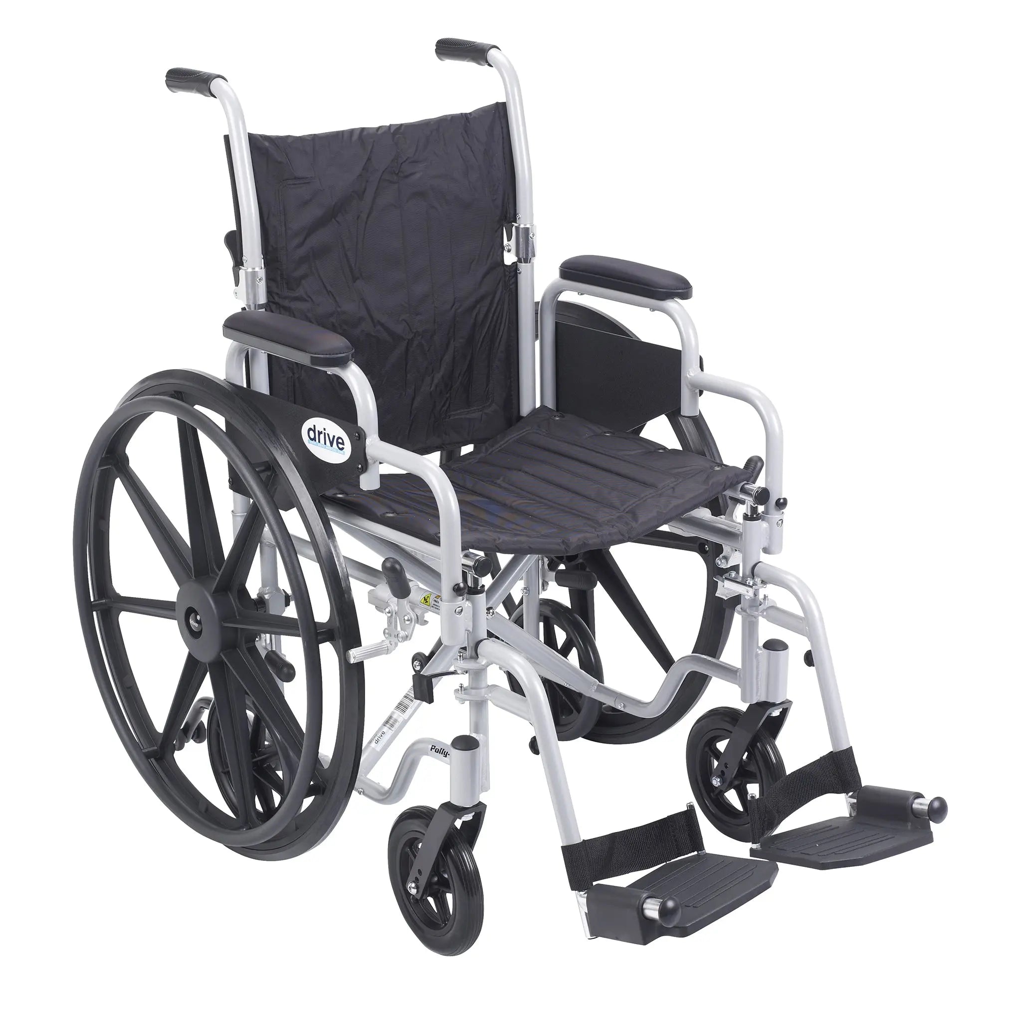 Poly Fly Light Weight Transport Chair Wheelchair with Swing away Footrest - Home Health Store Inc