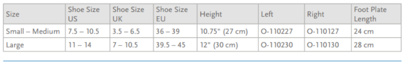 Ossur AFO Leaf Spring