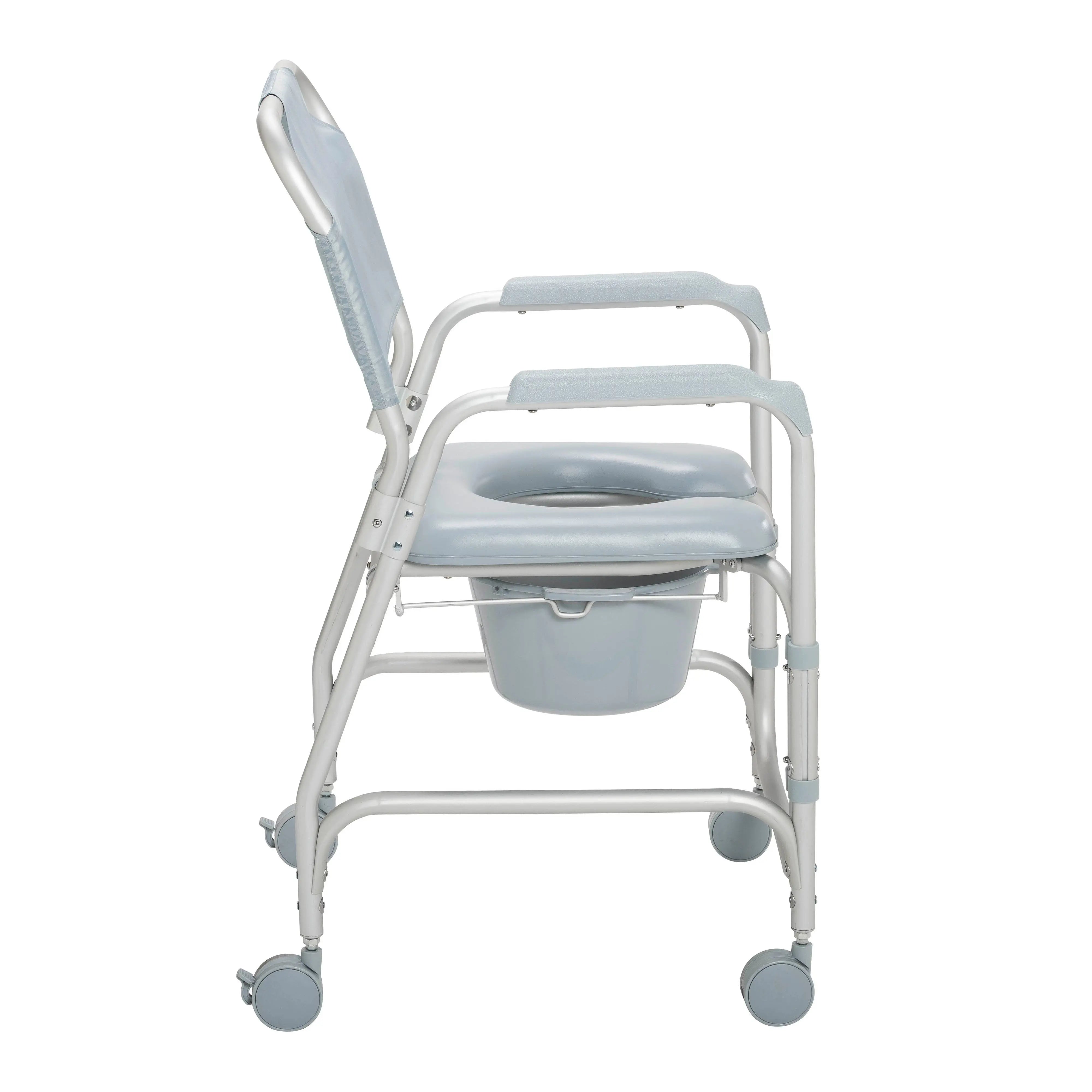 Lightweight Portable Shower Chair Commode with Casters - Home Health Store Inc