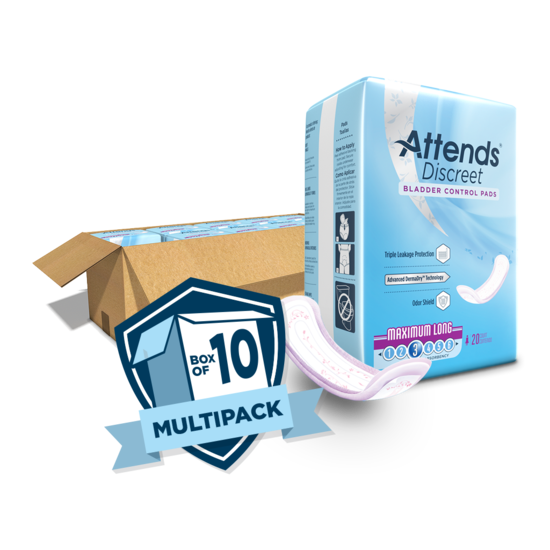 Attends Discreet Women's Maximum Pads