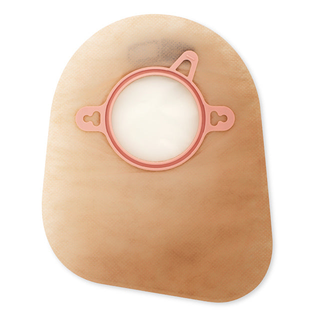 New Image Two-Piece Closed Mini Pouch, Beige 7" (18cm) with Filter - Box of 60