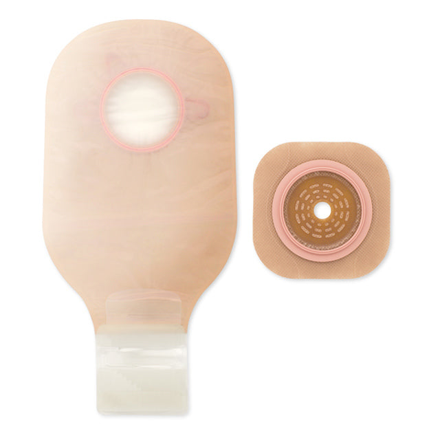 New Image Two-Piece Drainable Ostomy Kit, FlexWear Skin Barrier, Lock 'n Roll Closure - Box of 5
