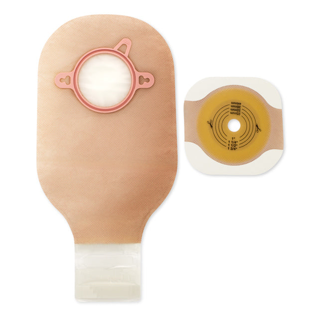 New Image Two-Piece Drainable Ostomy Kit, FlexWear Skin Barrier, Lock 'n Roll Closure - Box of 5